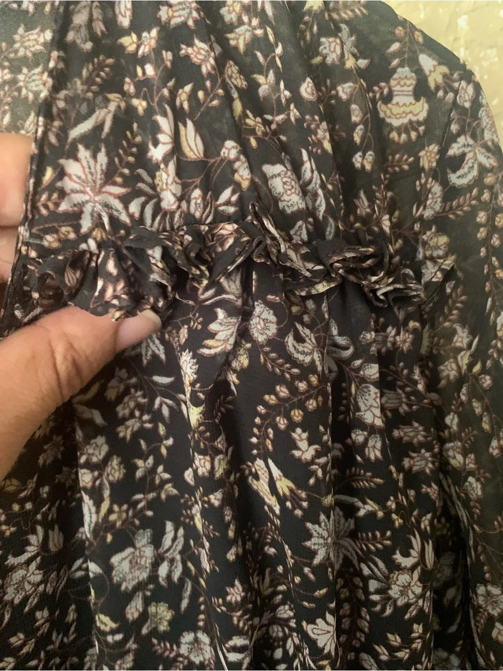 Zara sheer floral